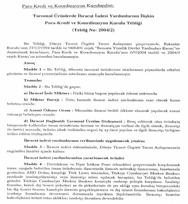 Resmî metindeki şekil veya cetvel