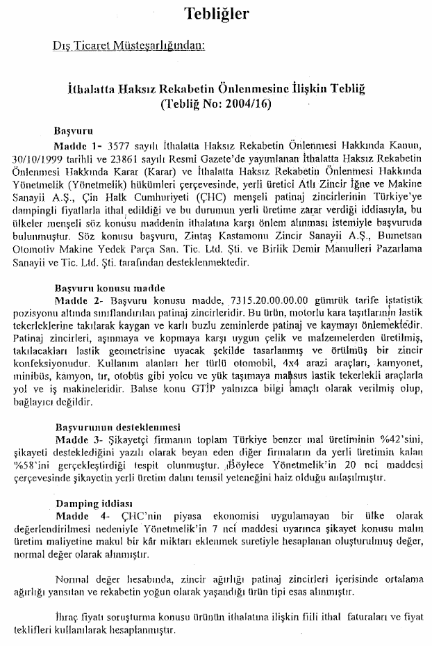 Resmî metindeki şekil veya cetvel