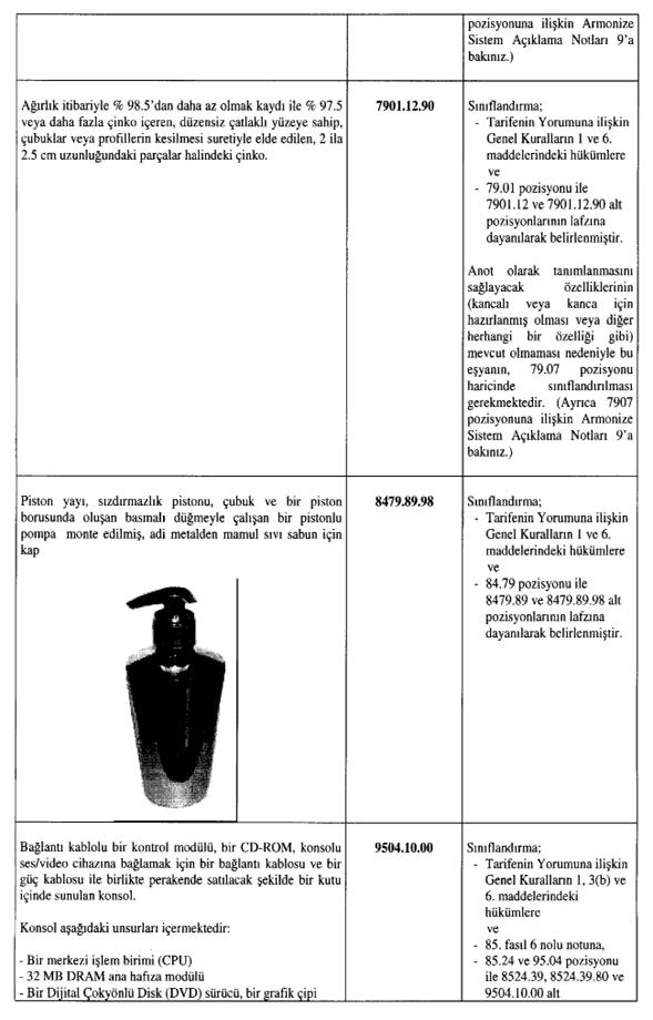 Resmî metindeki şekil veya cetvel