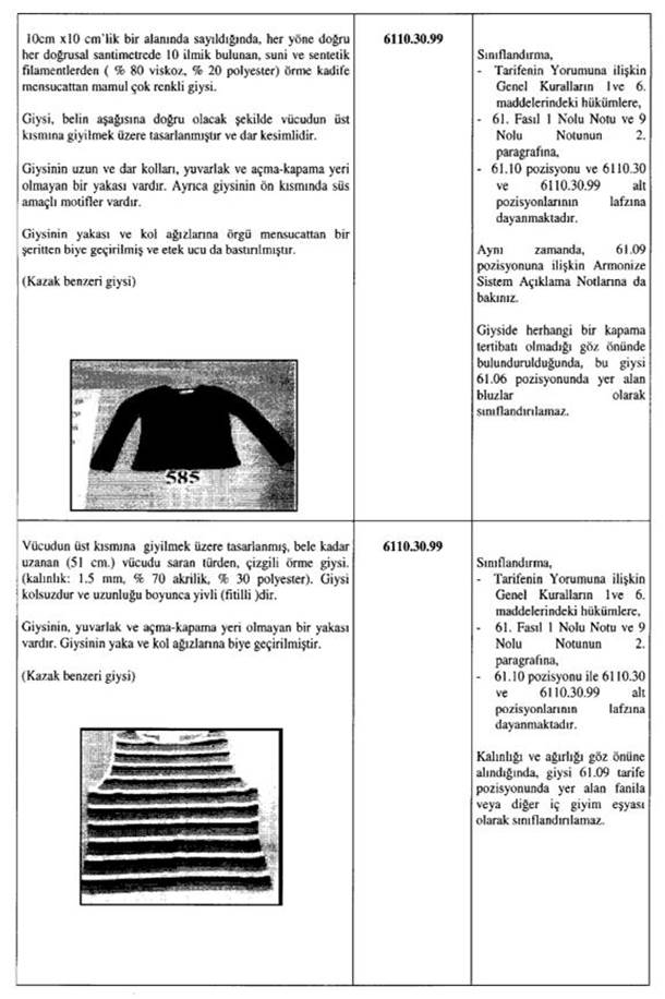 Resmî metindeki şekil veya cetvel