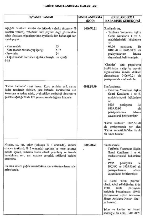 Resmî metindeki şekil veya cetvel