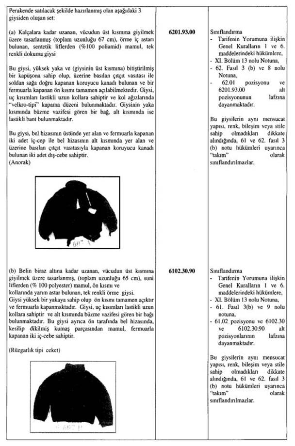 Resmî metindeki şekil veya cetvel